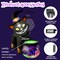 GOOSH 5.2FT Animated Inflatable Black Cat with Witch Hat and Cauldron – Light-Up Halloween Yard Decoration